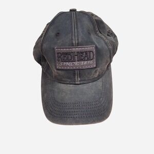 RedHead Brand Co Since 1856 Brown Weathered Adjustable Baseball Hat Cap Mens